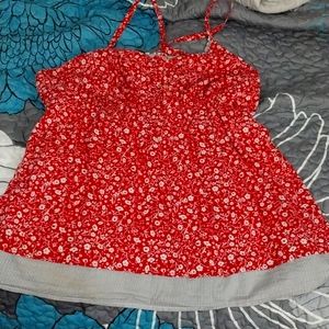 Maurice floral print size 1X tank top